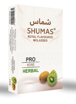 Shumas Kiwi Herbal Hookah Flavor Non - Nicotine