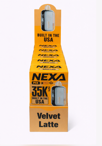Nexa disposable vapes Velvet latte