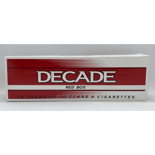 Decade red king box