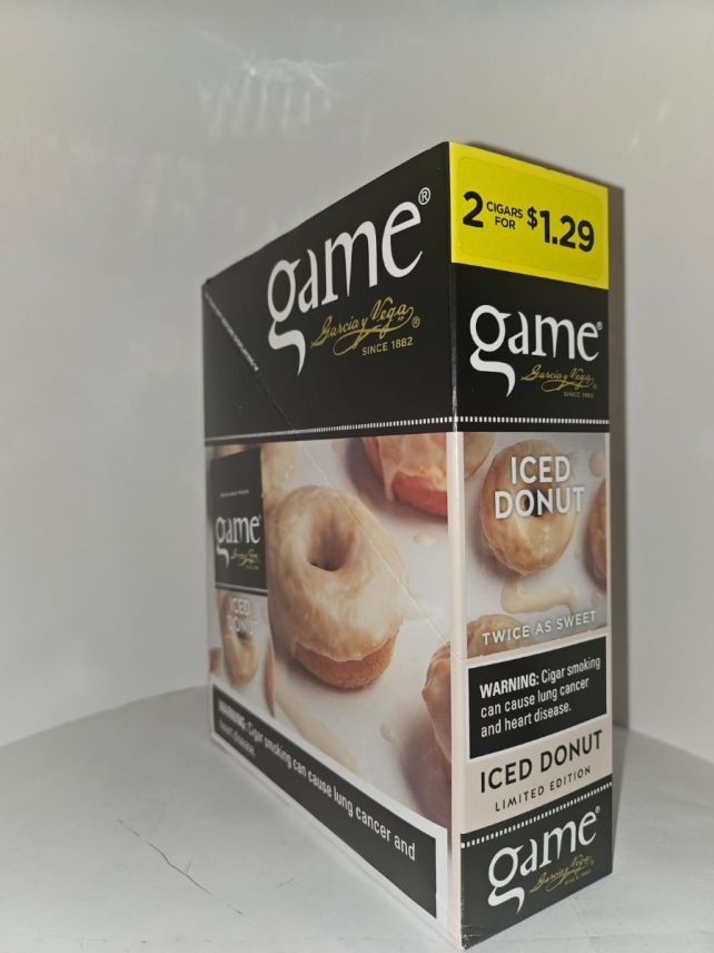 Game Cigars Iced Donut