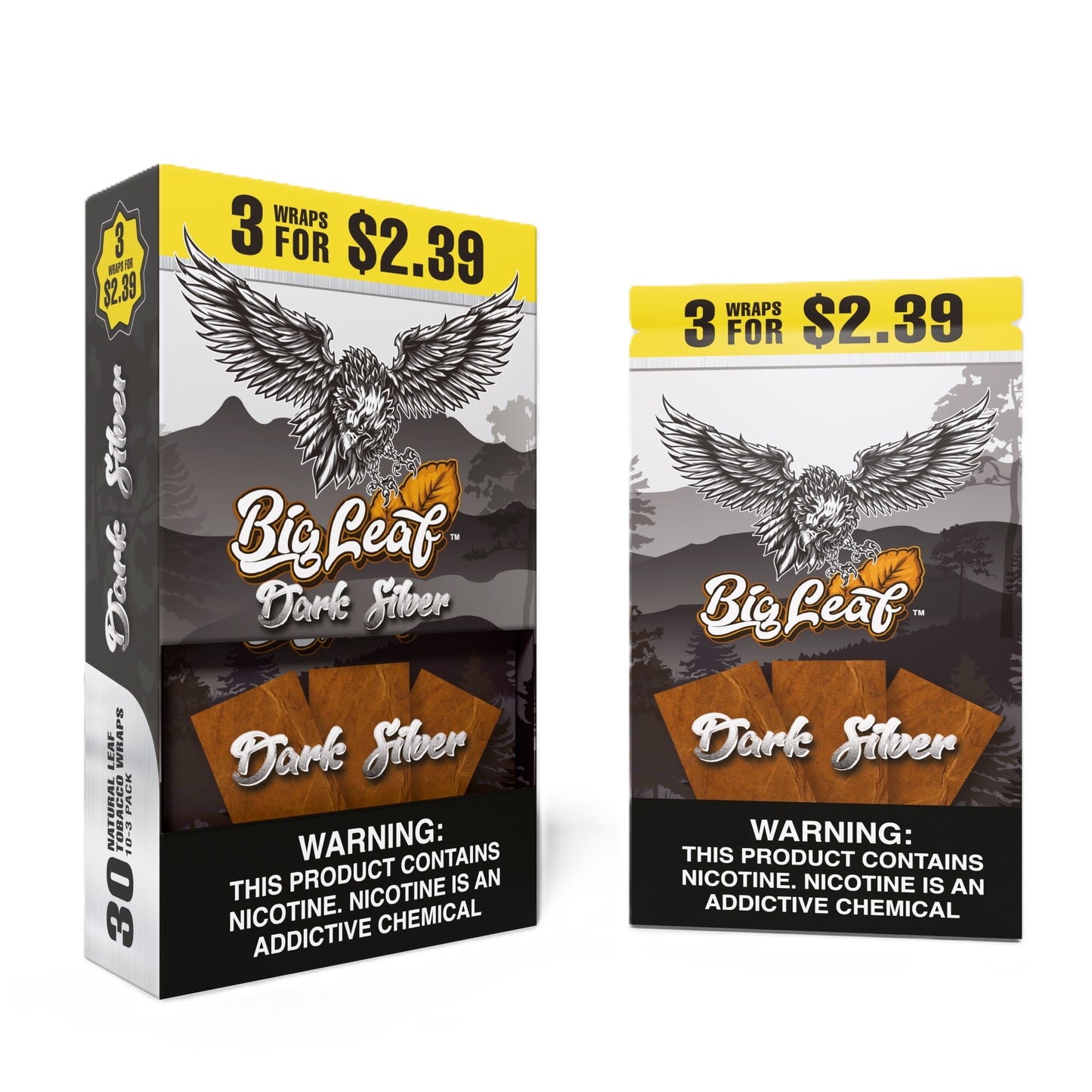 Dark Silver Leaf by Big Leaf