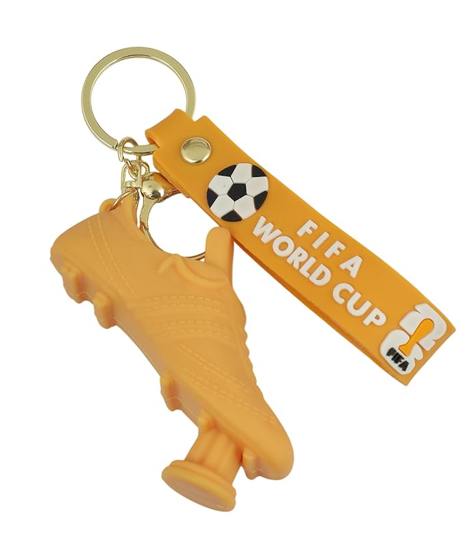 Soccer World Cup Mascot Keychain with Strap