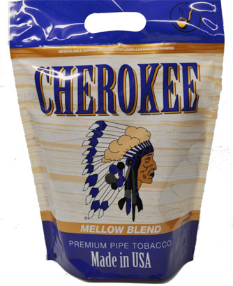 Cherokee 8oz blue mellow pipe tobacco