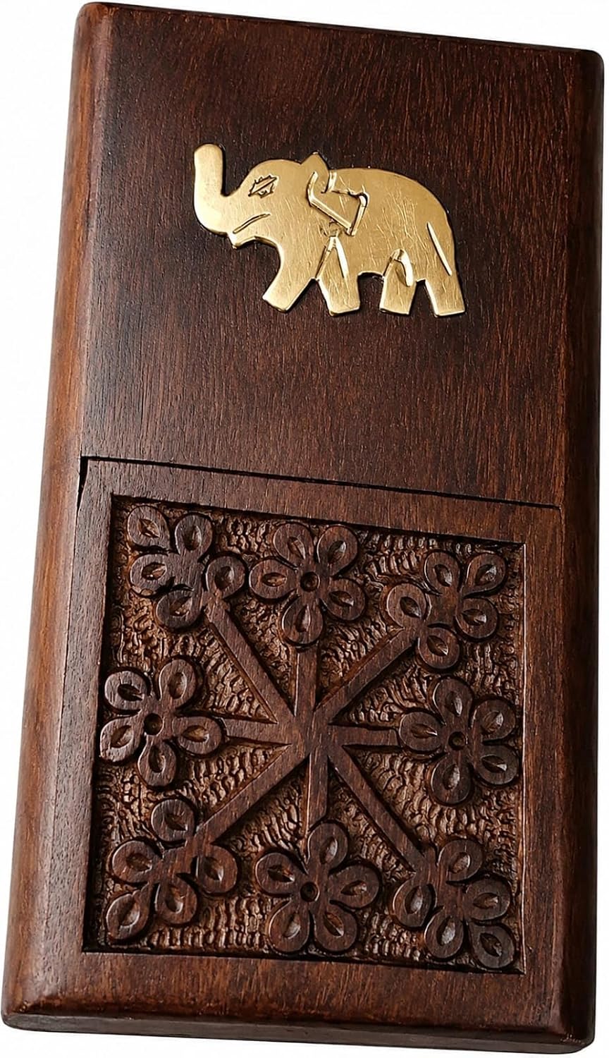 Wooden Pocket Cigarette Case