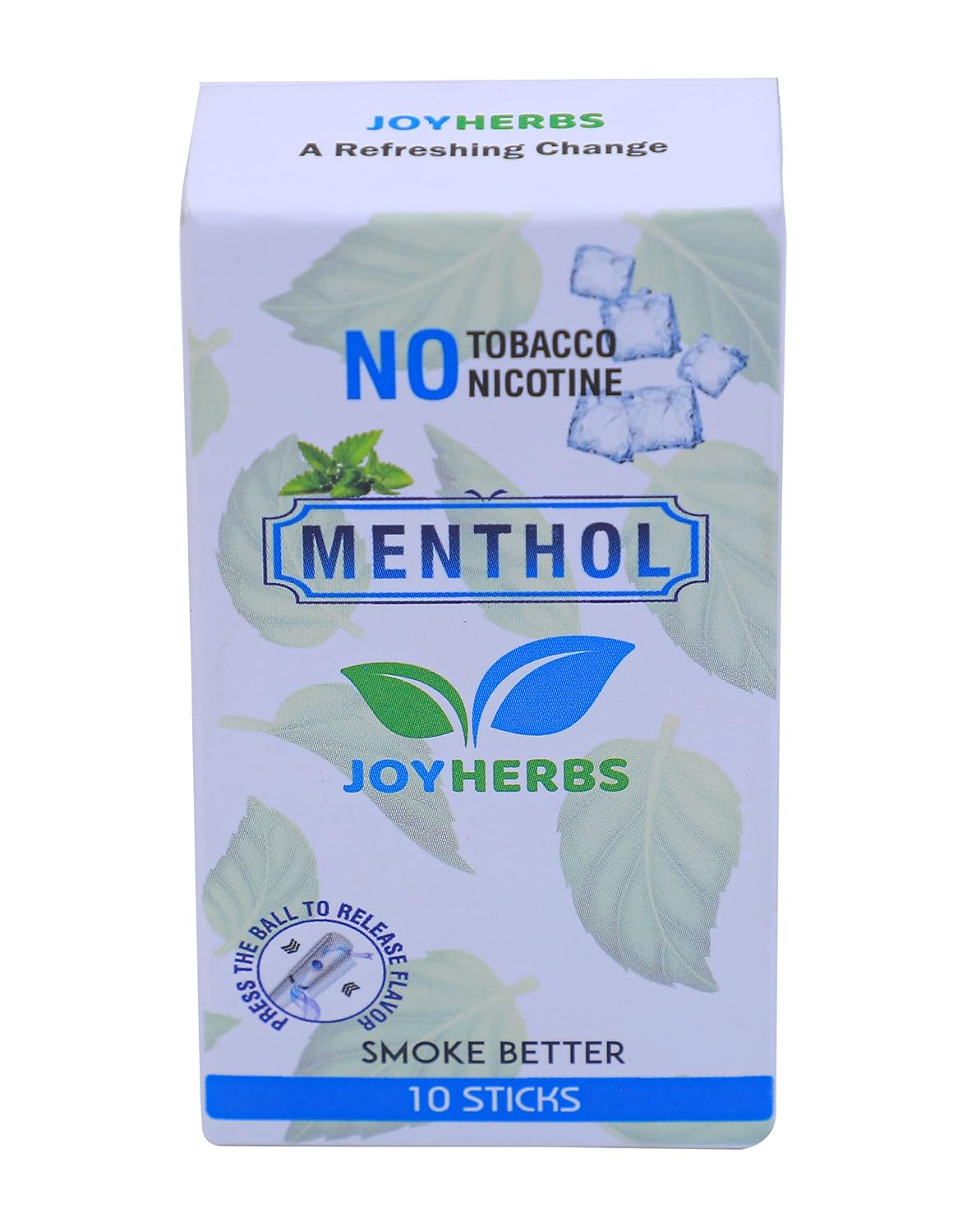Herbal Cigarettes King Size, Mint, 10 Sticks
