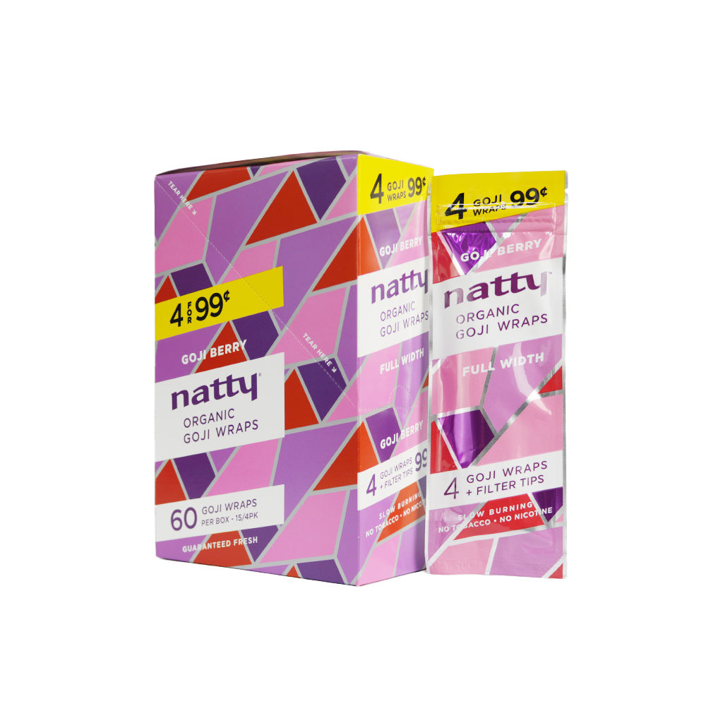NATTY HEMP WRAPS GOJI BERRY