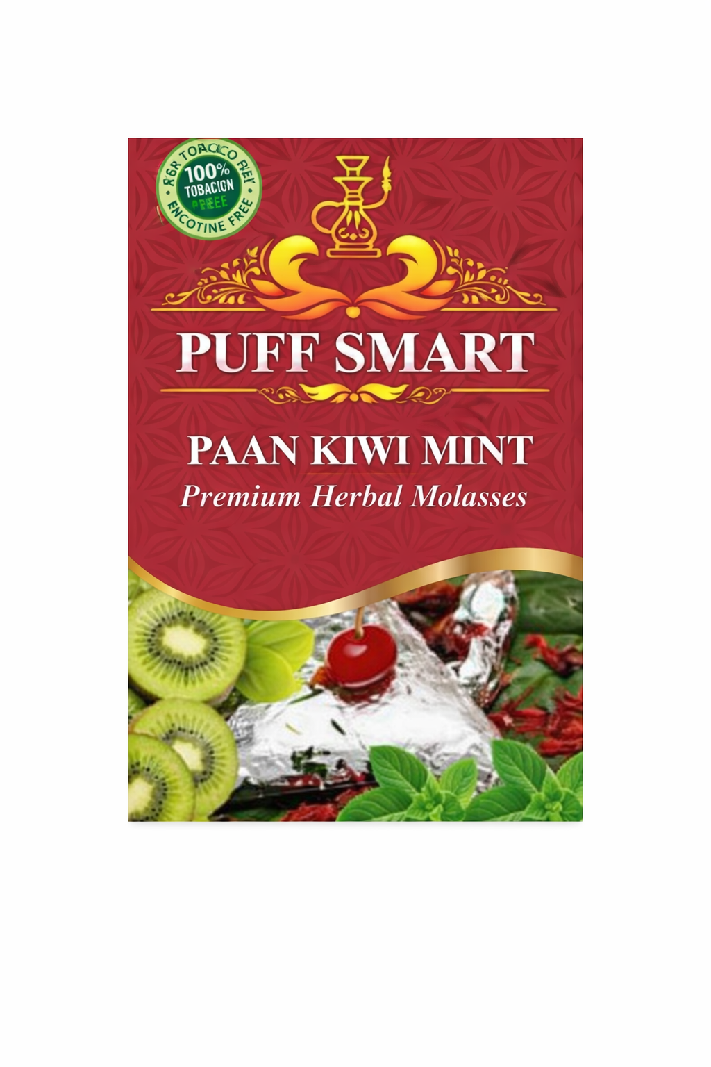 Puff Smart Non - Nicotine Hookah Flavor Paan Kiwi Mint