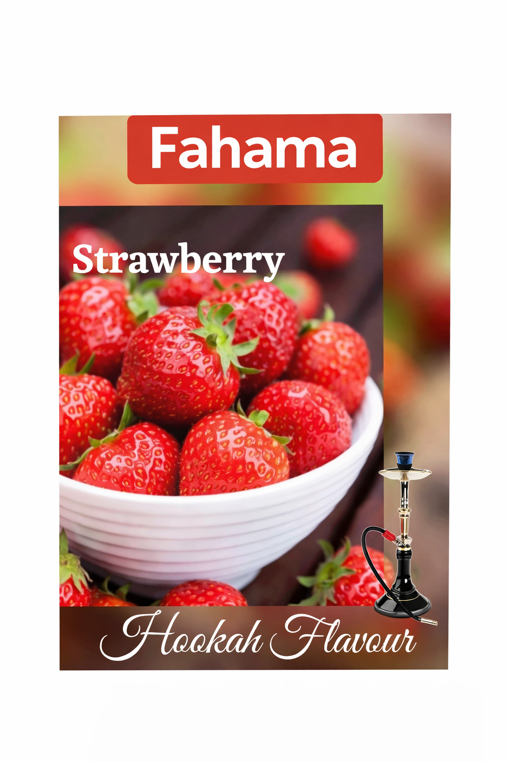 Fahama Non - Nicotine Strawberry Hookah Flavor