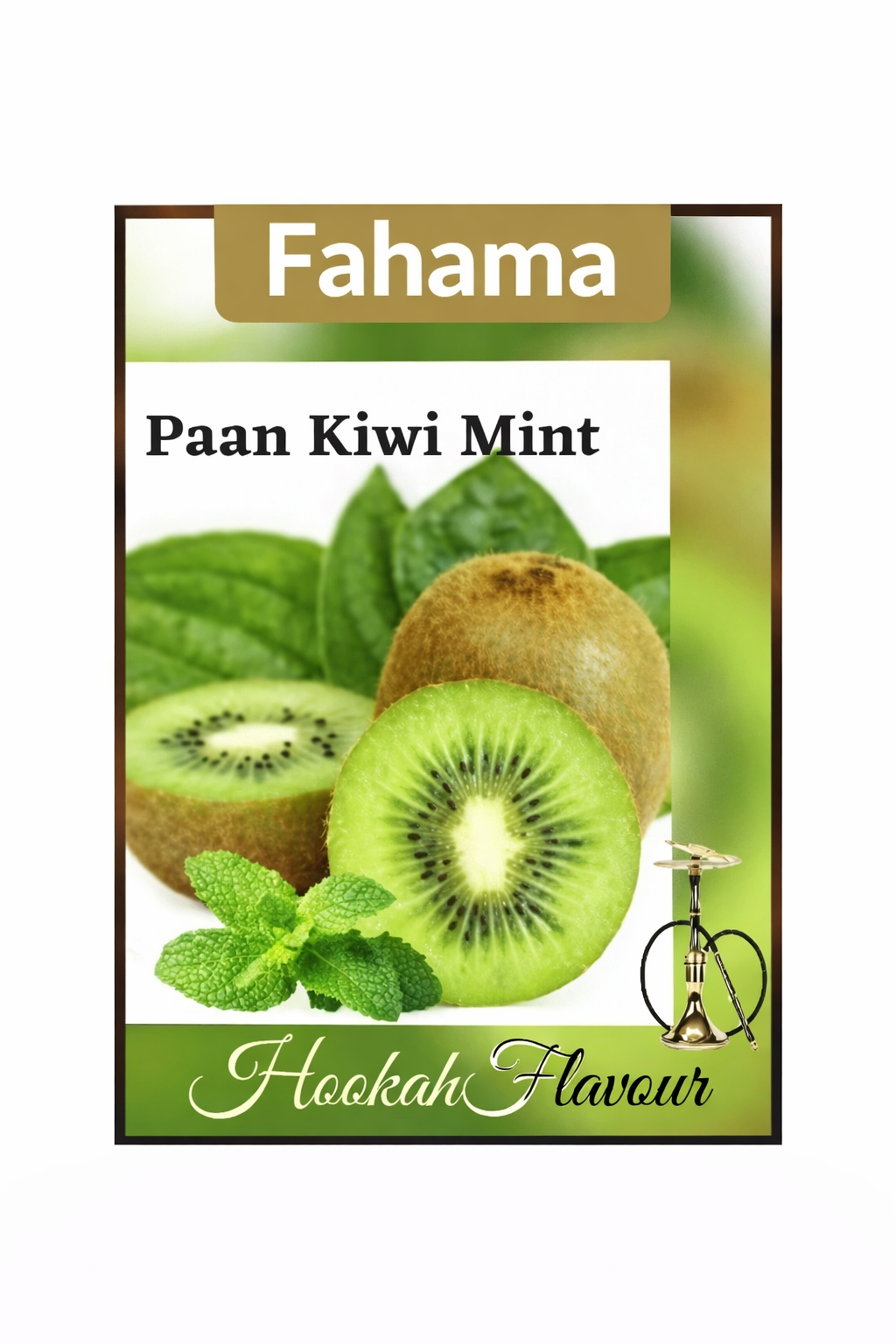 Fahama Paan Kiwi Mint Non - Nicotine Hookah Flavor
