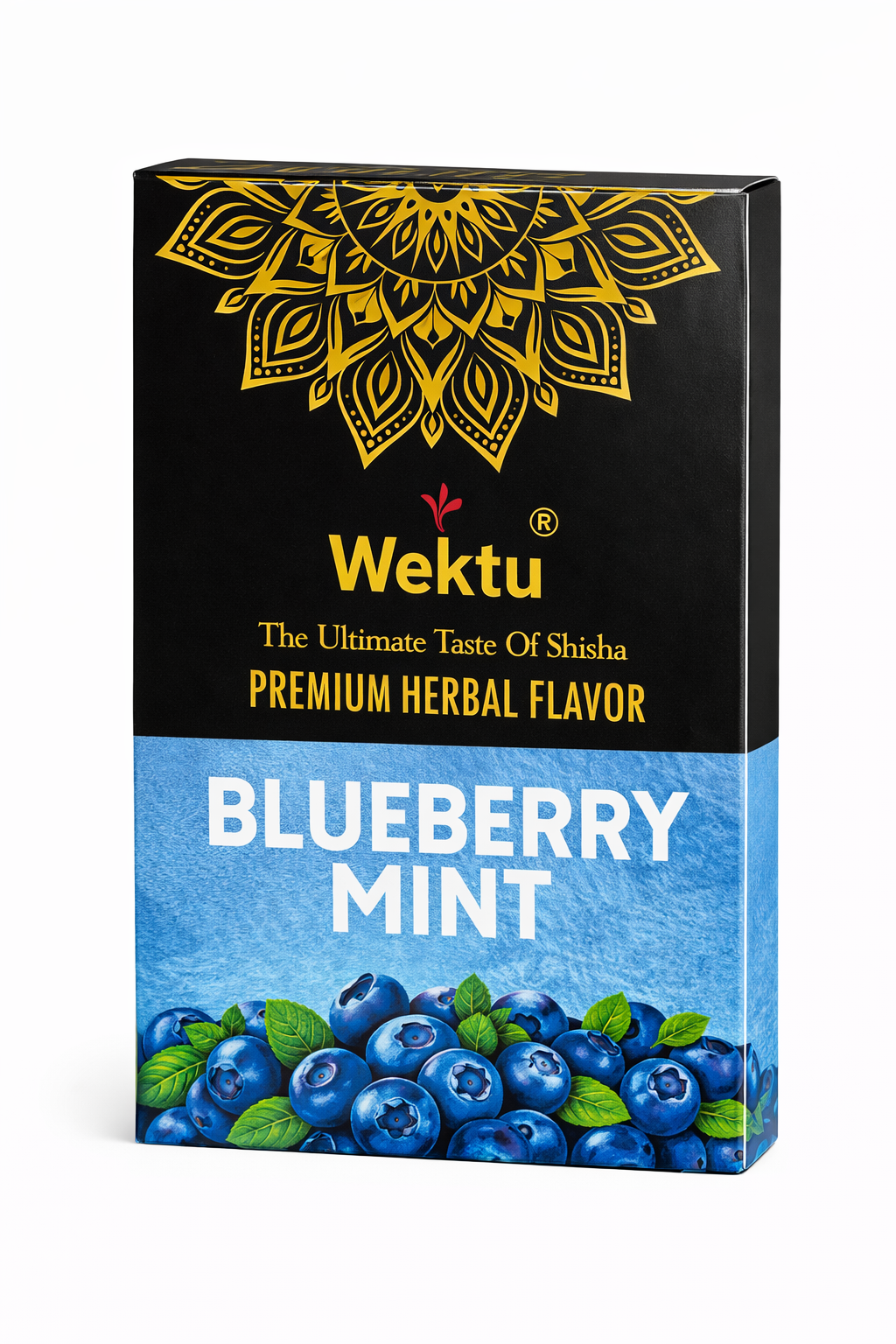 Wektu Herbal Hookah Flavor Nicotine Free Blue Berry Mint