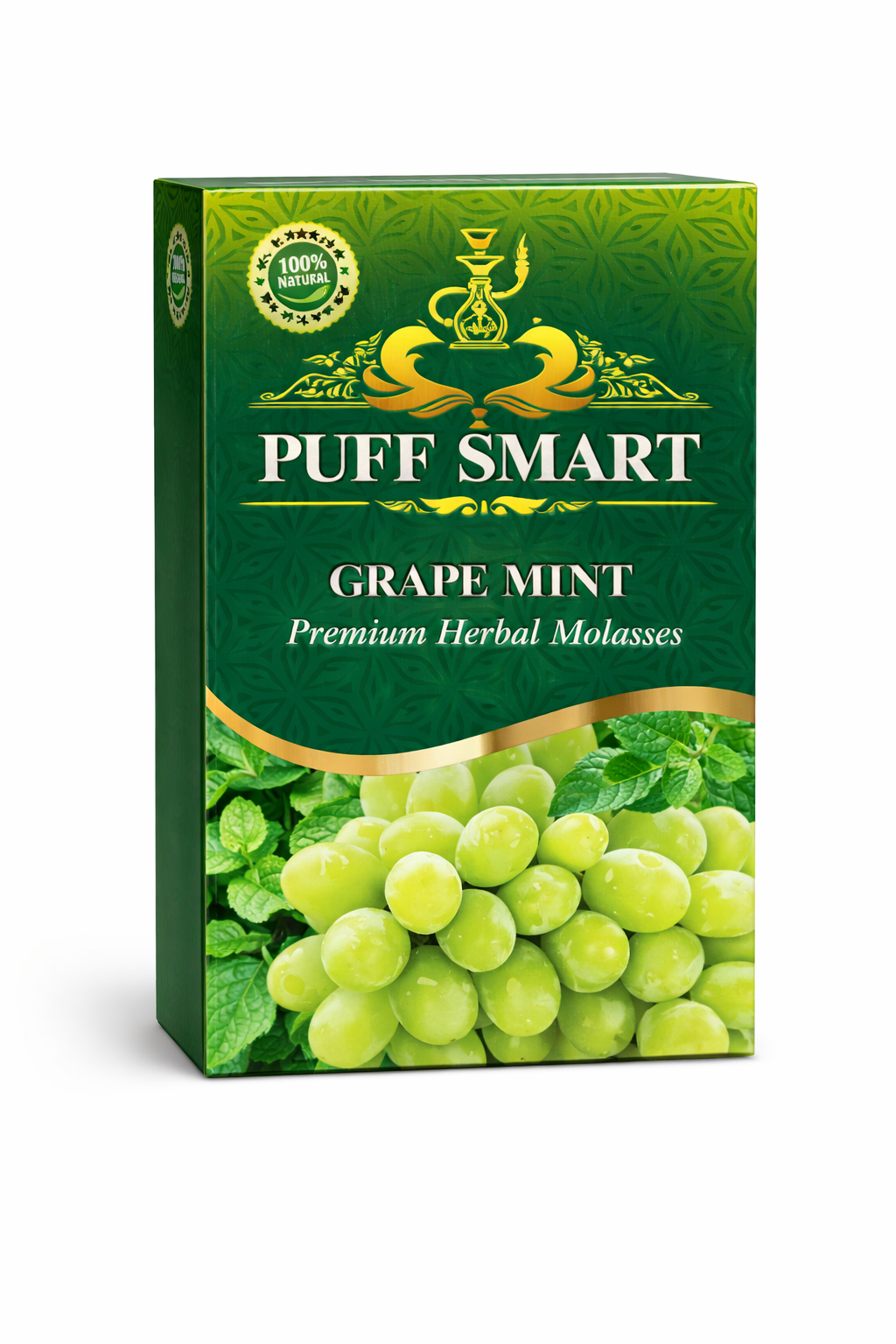 Puff Smart Grape Mint Herbal Molasses Hookah Flavor