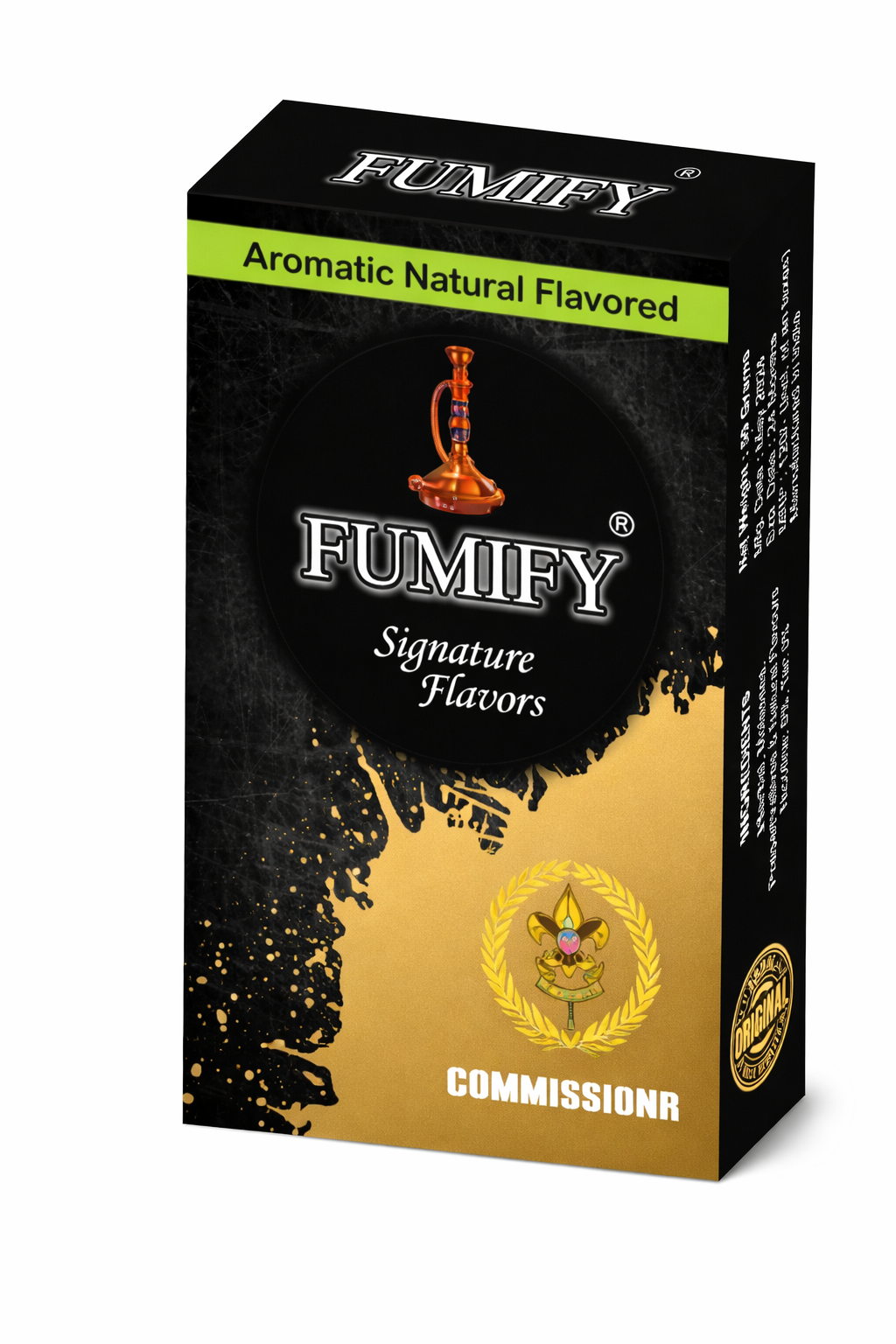 Fumify Commissionr Non Nicotine Hookah Flavor