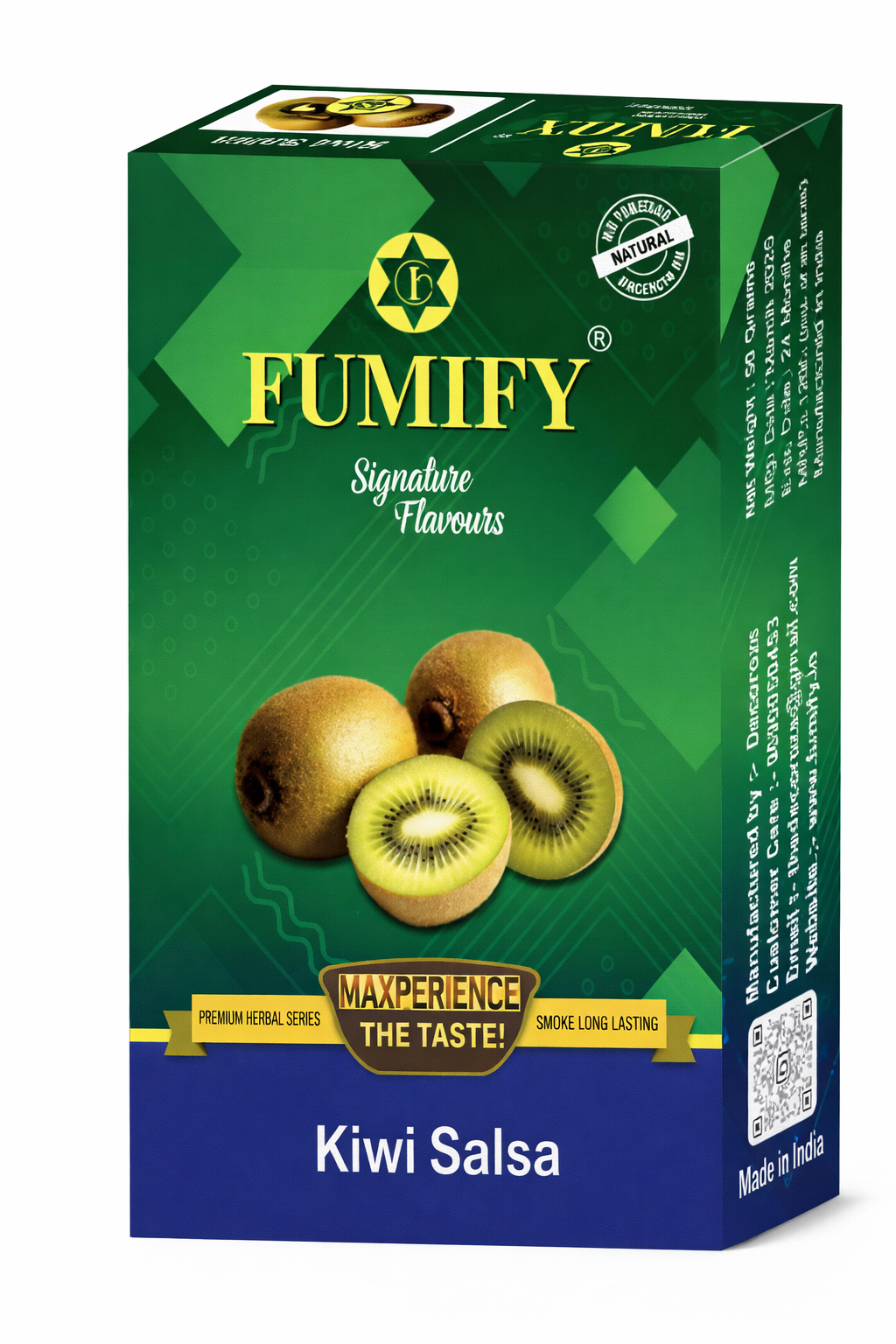 Fumify Kiwi Salsa Non Nicotine Hookah Flavor