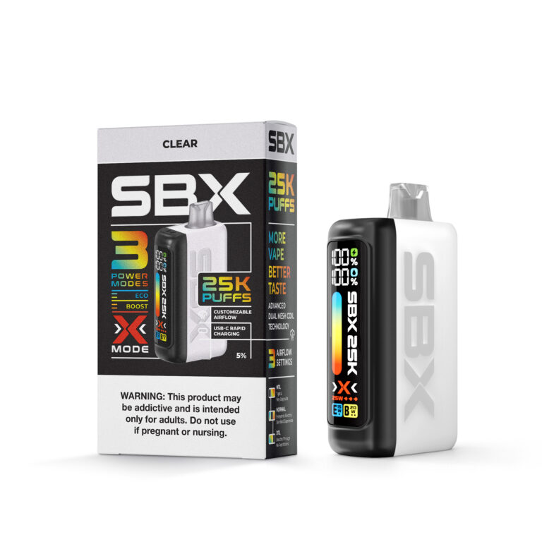SBX disposable vapes Clear
