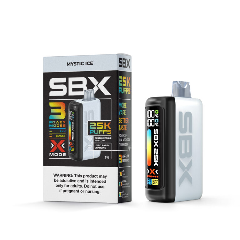 SBX disposable vapes Mystic Ice
