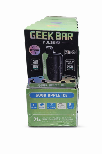 Geek bar disposable vapes sour apple ice