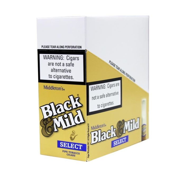 Black and Mild Select Cigars