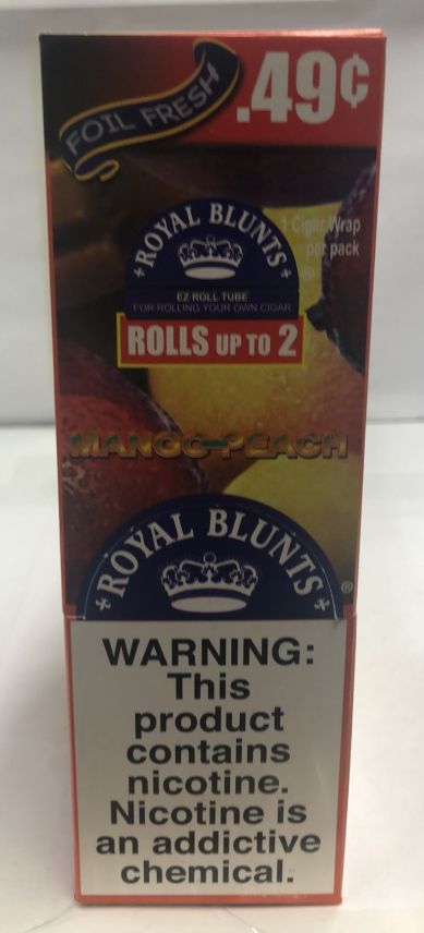 Royal Blunts EZ Roll Tube Mango Peach