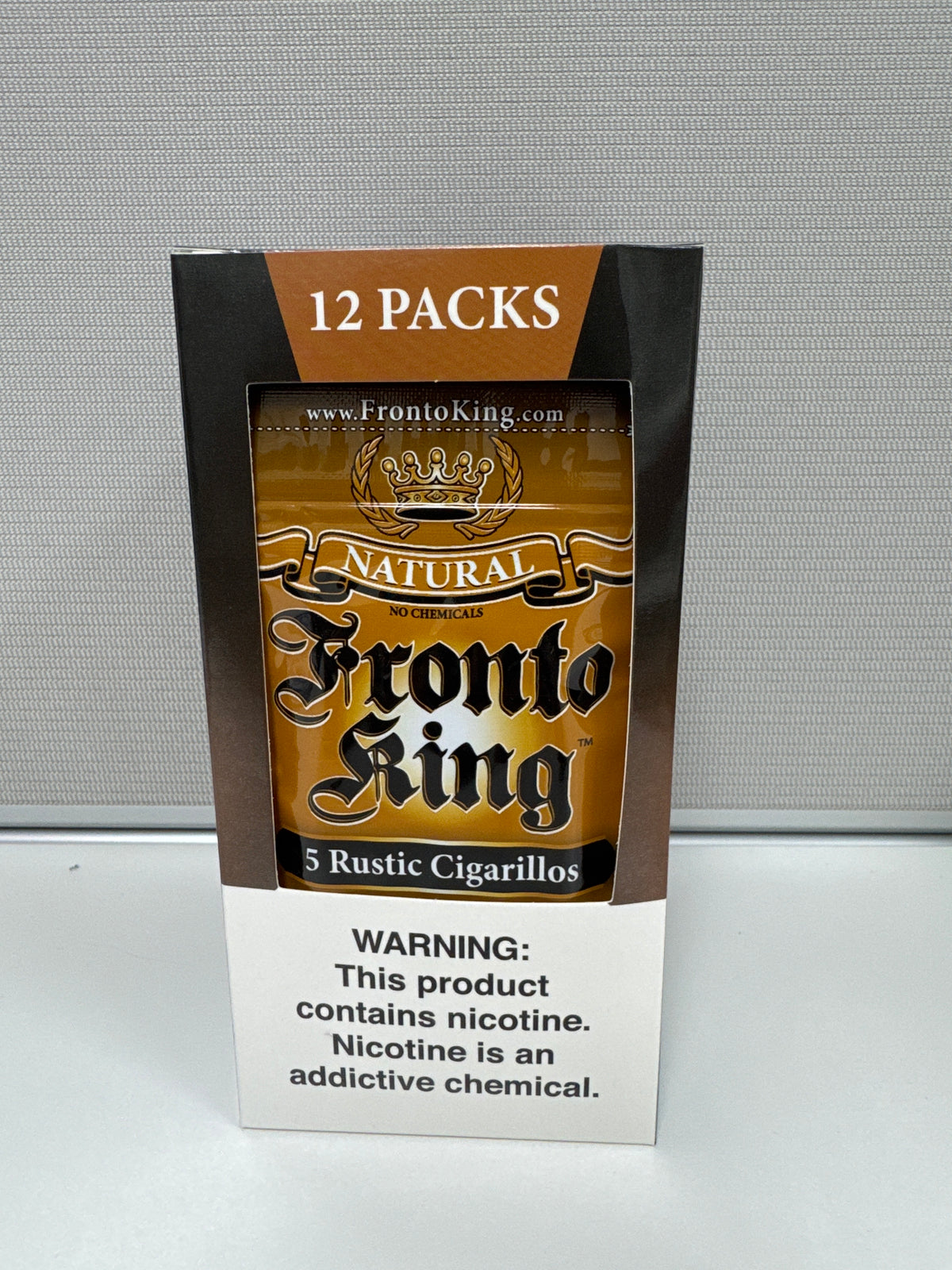 Grabba Frontoking Natural 5PK 12CT pack