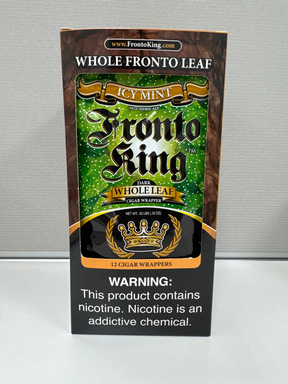 Grabba Frontoking Whole Leaf Icy Mint 12CT pack