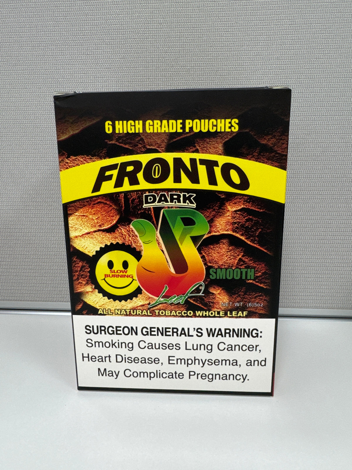 Grabba Upleef Dark Fronto (Smooth) Whole Leaf 6CT pack