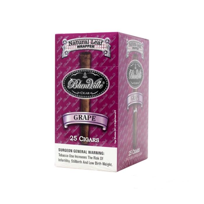 Bluntville Cigars Natural Double Leaf Wrapper Grape