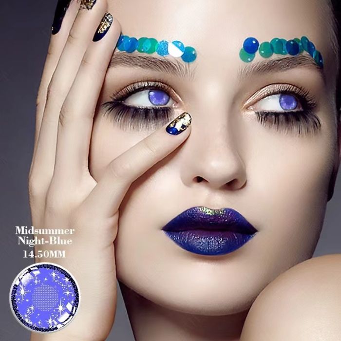Midsummer Night Blue Contact Lenses