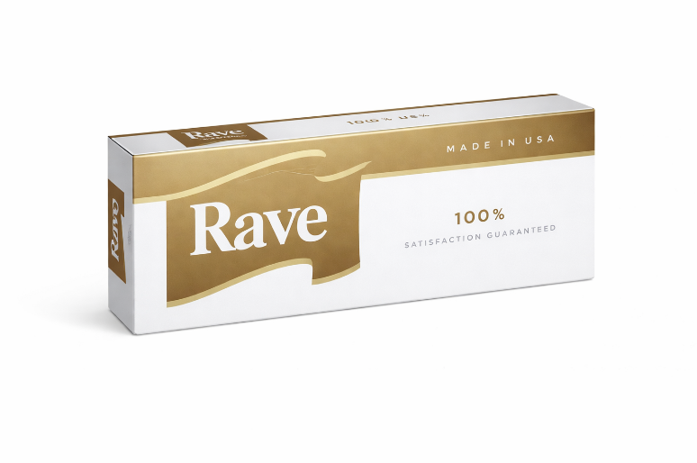 Rave gold cigarettes 100 box
