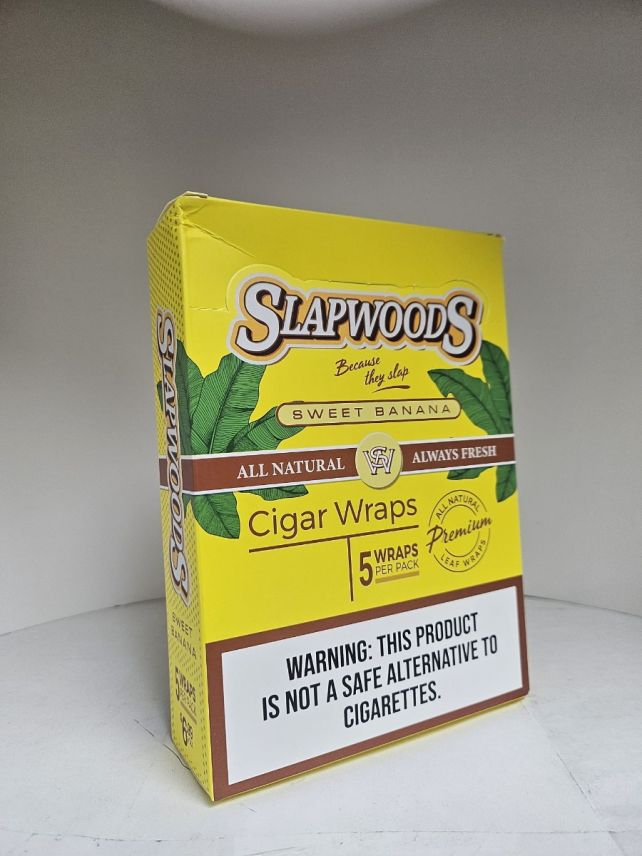Slapwoods Natural Leaf Cigar Wraps Sweet Banana