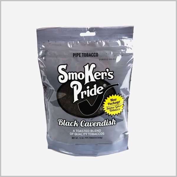 Smoker's Pride Black Cavendish Pipe Tobacco 12Oz