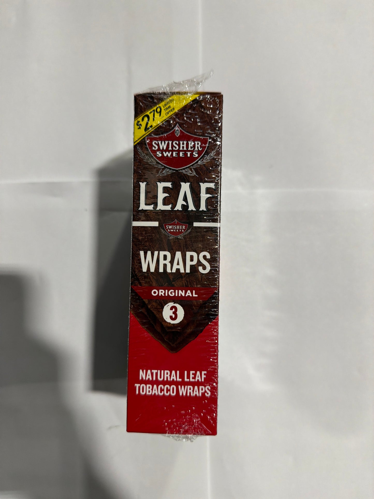SWISHER LEAF WRAPS ORIGINAL 3PK 10CT