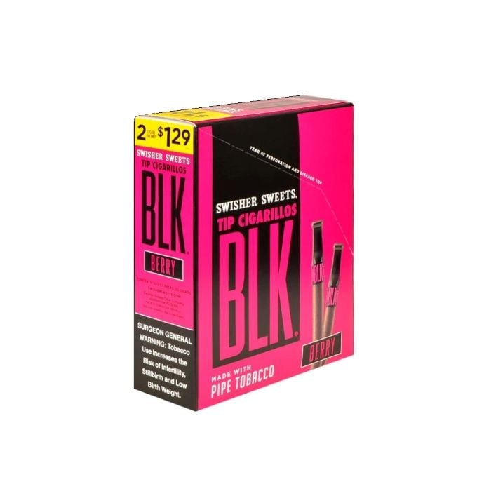 Swisher Sweets BLK Tip Cigarillos Berry