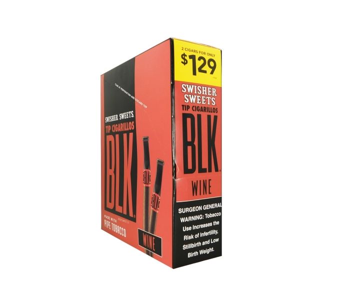Swisher Sweets Tip Cigarillos BLK Wine
