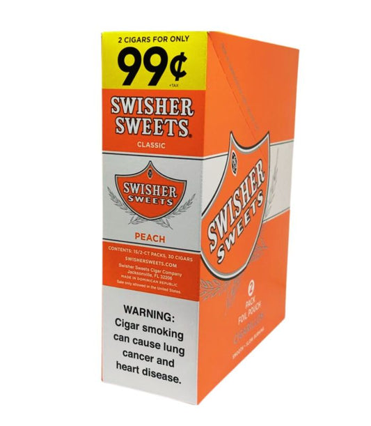 Swisher Sweets Peach Cigarillos