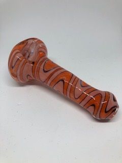 Switchback 4-Inch Glass Spoon Smoking Pipe
