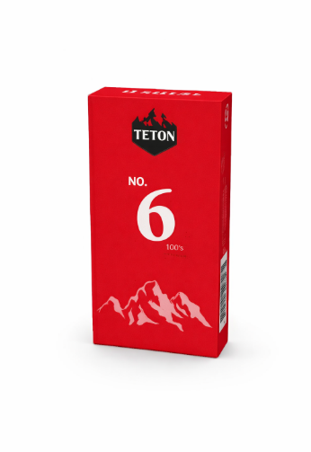 Teton Red Cigarette 100 Box