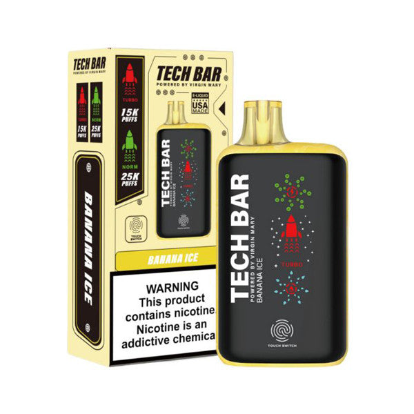 Tech Bar disposable vapes Banana Ice