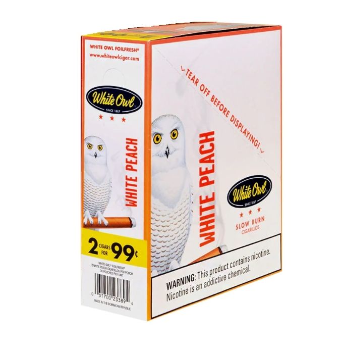 White Owl Cigarillos White Peach