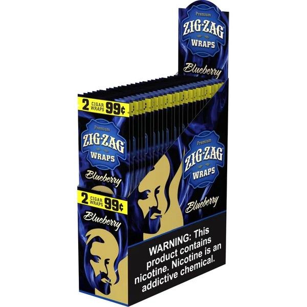 Zig Zag Cigar Wraps Blueberry 50CT