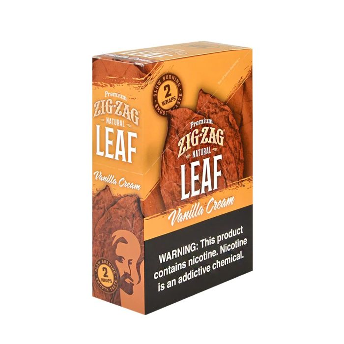 Zig Zag Natural Leaf Wraps Vanilla Cream 50CT