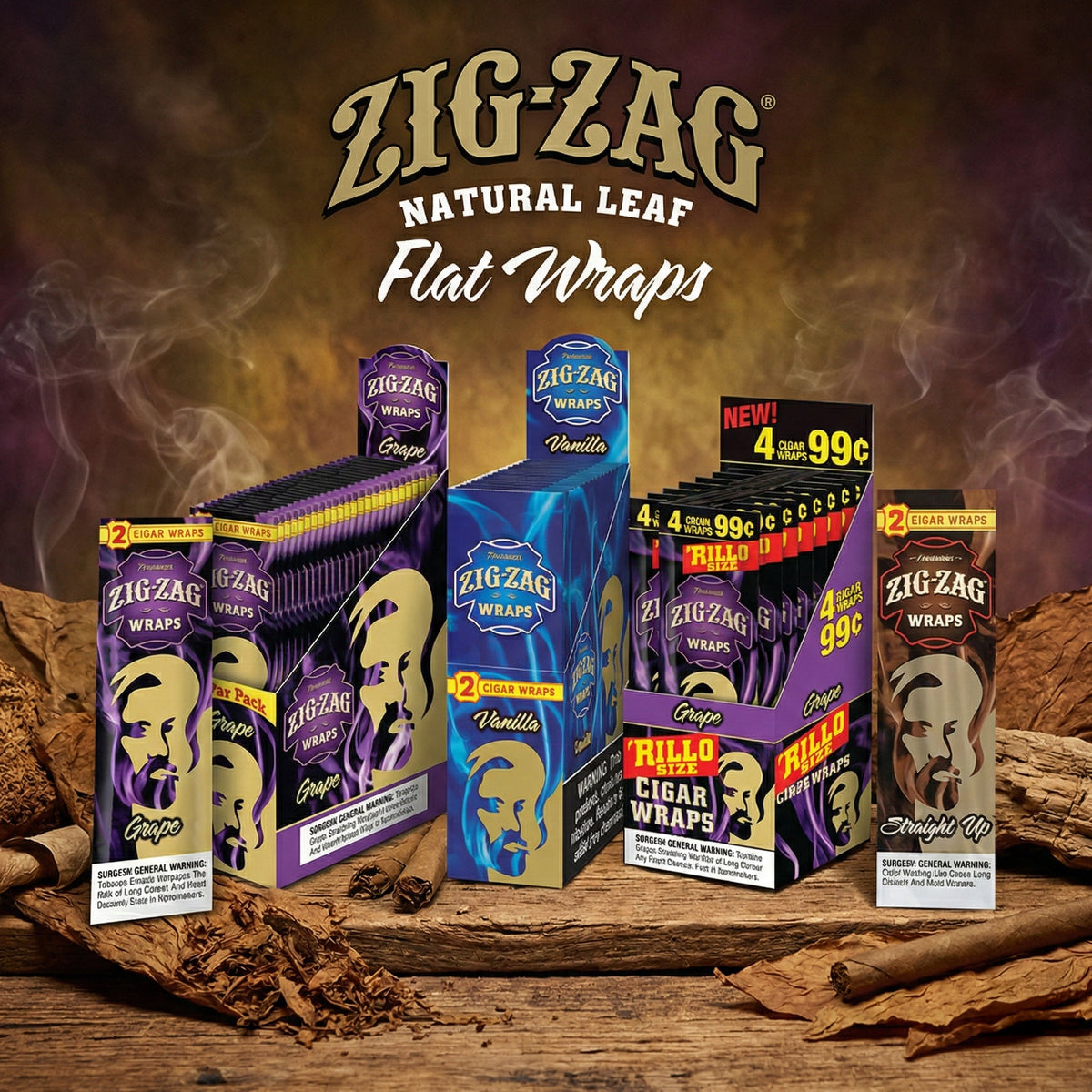 Zig-Zag Rolling Papers & Wraps Collection