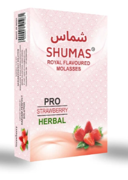Shumas Strawberry Herbal Hookah Molasses Flavor