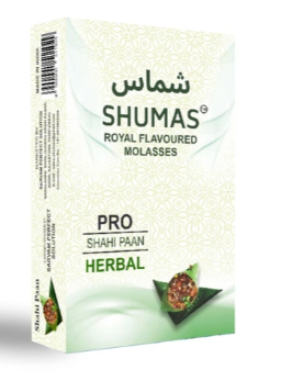 Shumas Shahi Paan Herbal Hookah Flavor Nicotine Free