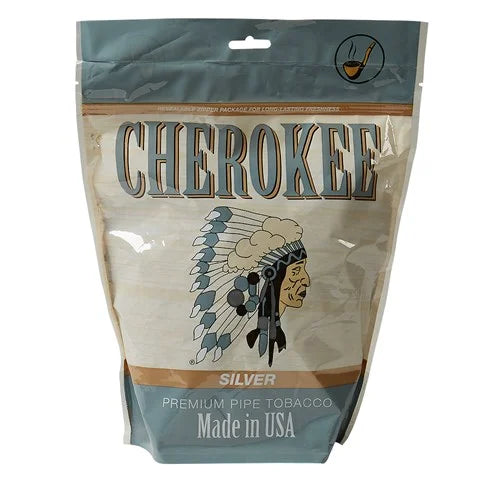 Cherokee 8oz silver ultra light pipe tobacco