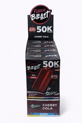 Flavor Beast iced disposable vapes Cherry cola