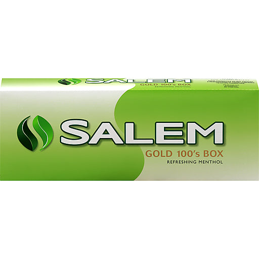 Salem refreshing menthol gold 100 box