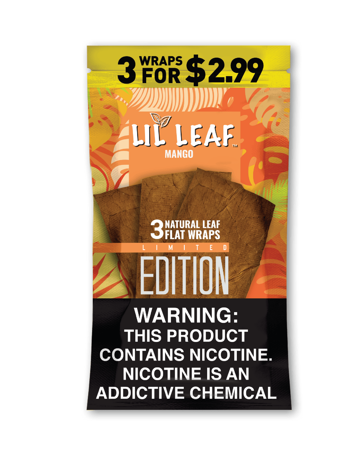 Lil Leaf Mango Wraps 10/3PK pack front
