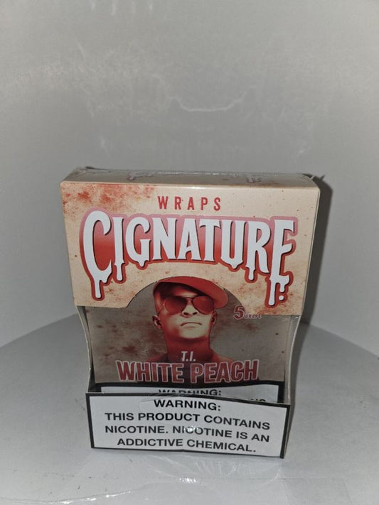 Cignature  White Peach Cigar Wraps