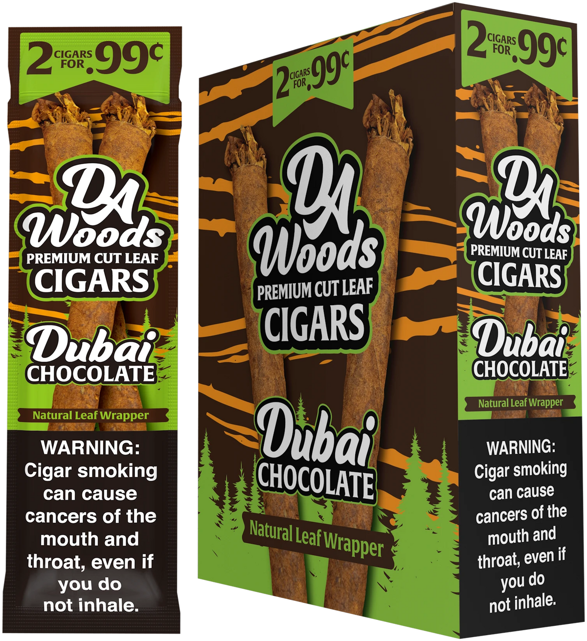 Da Woods Dubai Chocolate Premium Cut Leaf Cigars