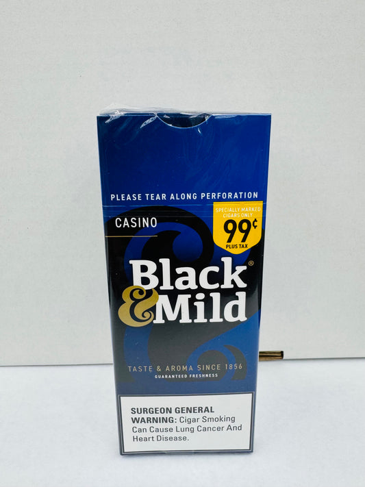 Black and Mild Plastic Tip Casino 